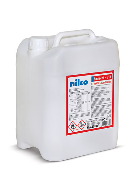 Nilco Sanisept-H 711 El ve Cilt Dezenfektan 5LT