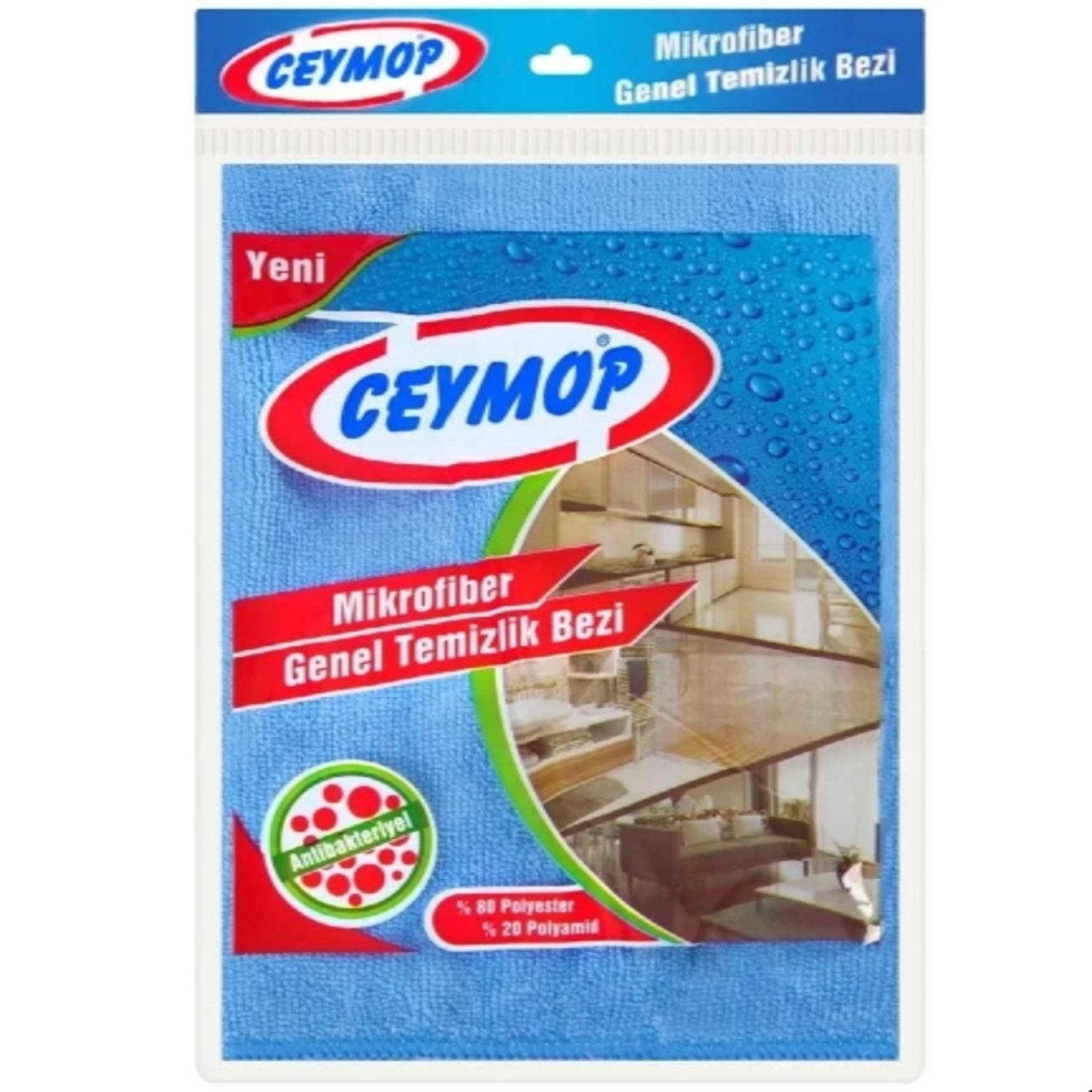 Ceymop Mikrofiber Genel Temizlik Bezi 40x40